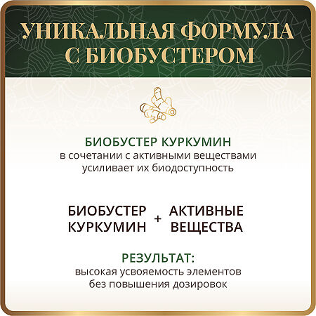 Спайс Актив/Spice Active Формула для похудения с гарцинией и куркумином / Garcinia Slim Formula + Curcumin капсулы по 0,62 г 60 шт