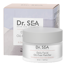 Купить Доктор Си/Dr.Sea Крем для лица с дуналиеллой и минералами Мертвого моря матирующий безжировой 50 мл 1 шт цена