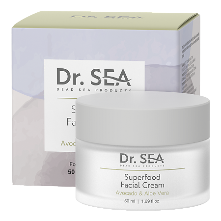 Изображение товара Доктор Си/Dr.Sea Крем для лица Суперфуд с авокадо и алоэ вера 50 мл 1 шт