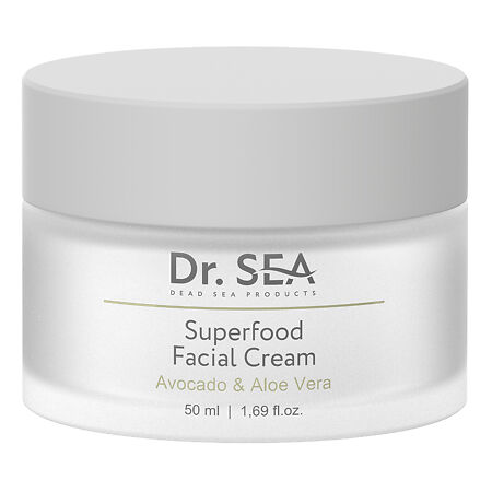 Доктор Си/Dr.Sea Крем для лица Суперфуд с авокадо и алоэ вера 50 мл 1 шт