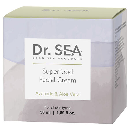 Доктор Си/Dr.Sea Крем для лица Суперфуд с авокадо и алоэ вера 50 мл 1 шт