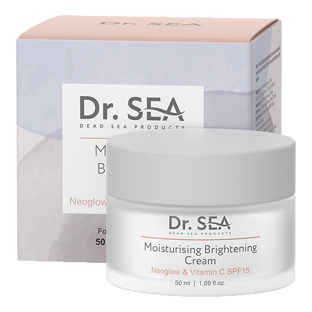 Доктор Си/Dr.Sea Крем для лица c комплексом Neoglow и витамином С увлажняющий SPF15 50 мл 1 шт