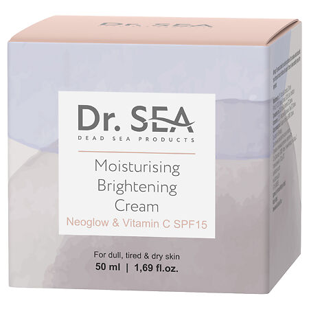 Доктор Си/Dr.Sea Крем для лица c комплексом Neoglow и витамином С увлажняющий SPF15 50 мл 1 шт