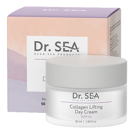 Изображение товара Доктор Си/Dr.Sea Крем дневной для лица коллагеновый SPF15 50 мл 1 шт