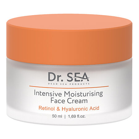 Доктор Си/Dr.Sea Крем для лица с ретинолом и гиалуроновой кислотой интенсивный увлажняющий 50 мл 1 шт
