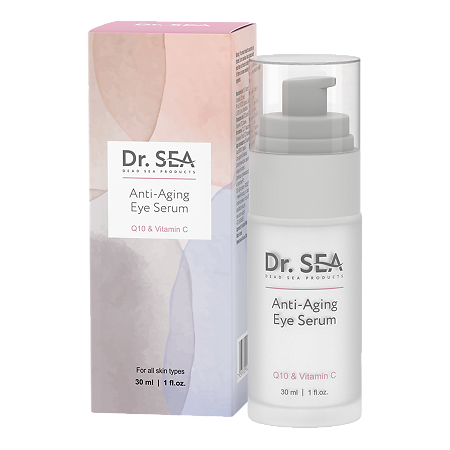 Доктор Си/Dr.Sea Сыворотка антивозрастная для глаз с Q10 и витамином С 30 мл 1 шт