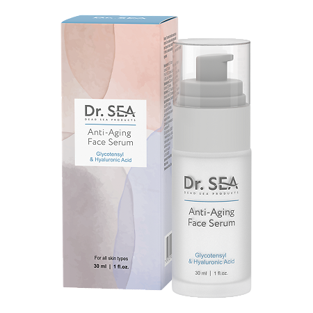 Доктор Си/Dr.Sea Сыворотка антивозрастная для лица с комплексом Glycotensyl и гиалуроновой кислотой 30 мл 1 шт