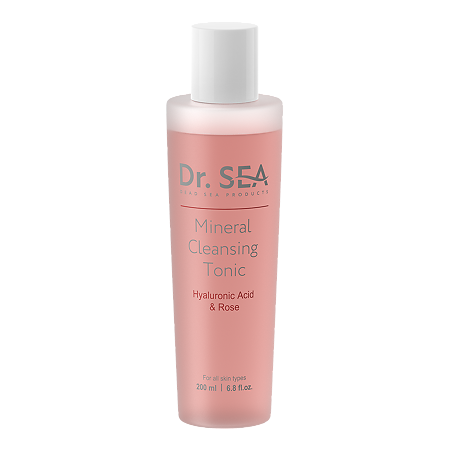 Изображение товара Доктор Си/Dr.Sea Тоник для лица с гиалуроновой кислотой и экстрактом розы минеральный очищающий 200 мл 1 шт