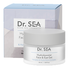 Купить Доктор Си/Dr.Sea Гель гидробустер для лица и глаз с комплексом Neoglow и гиалуроновой кислотой 50 мл 1 шт цена