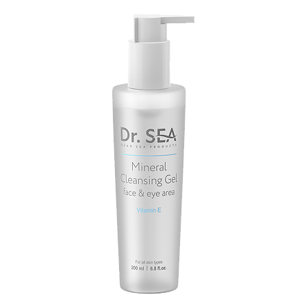 Изображение товара Доктор Си/Dr.Sea Гель для лица и глаз с витамином Е очищающий минеральный 200 мл 1 шт