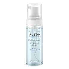 Купить Доктор Си/Dr.Sea Пена гидробустер для лица с Neoglow и гиалуроновым комплексом очищающая 150 мл 1 шт цена