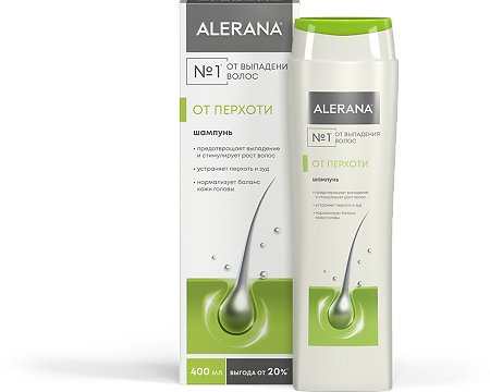 Изображение товара Алерана шампунь от перхоти 400 мл 1 шт