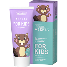 Изображение товара Асепта Kids зубная паста гелевая Укрепление эмали с 4-8 лет 50 мл 1 шт