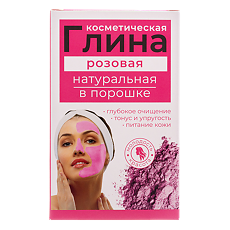 Изображение товара Глина Розовая косметическая порошок 100 г 1 шт