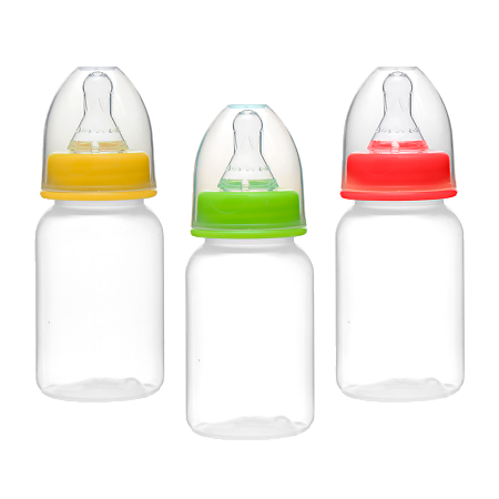 Изображение товара Курносики бутылочка для кормления с силиконовой соской 0+ 125 мл