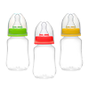 Курносики бутылочка для кормления приталенная с силиконовой молочной соской 0+ арт.11476 125 мл 1 шт