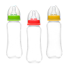Курносики бутылочка для кормления приталенная с силиконовой молочной соской 0+ арт.11477 250 мл 1 шт
