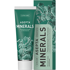 Купить Асепта Minerals Реминерализация и отбеливание зубная паста 75 мл 1 шт цена