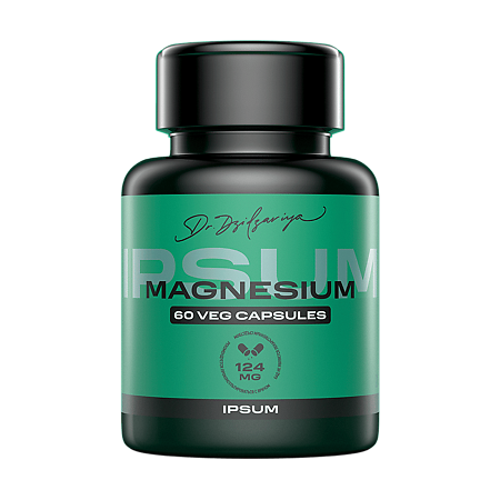 Изображение товара IPSUM Магний бисглицинат 60 капсул для поддержки организма и нервной системы