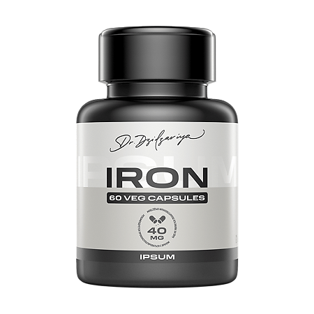 IPSUM Железа бисглицинат/Iron bisglycinate растительные капсулы массой 686 мг 60 шт