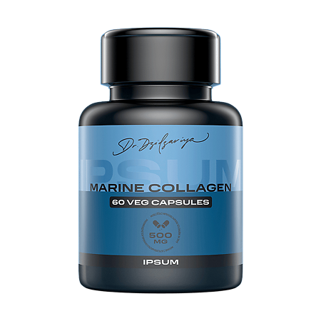 IPSUM Коллаген морской+Витамин С / Marine Collagen+Vitamin C растительные капсулы массой 728 мг 60 шт