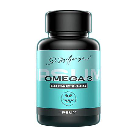 IPSUM Омега-3 600/Omega-3 600 мягкие желатиновые капсулы массой 1350 мг 60 шт