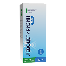 Изображение товара Левоцетиризин АВВА капли для приема внутрь 5 мг/мл 10 мл 1 шт