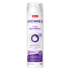 Изображение товара Ivomed Men Гель для бритья Восстановление и Защита для всех типов кожи 200 мл 1 шт