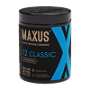 Презервативы MAXUS Classic классические гладкие жестяной кейс X-Edition 12 шт