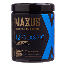 Купить Презервативы MAXUS Classic классические гладкие жестяной кейс X-Edition 12 шт цена