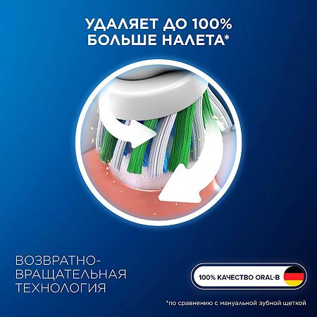 Oral-B Насадка для электрической зубной щетки Oral-B Pro Cross Action 2 шт