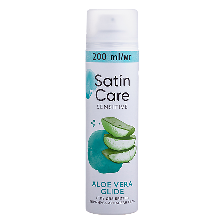 Satin Care Гель для бритья Aloe Vera Glide для чувствительной кожи 200 мл