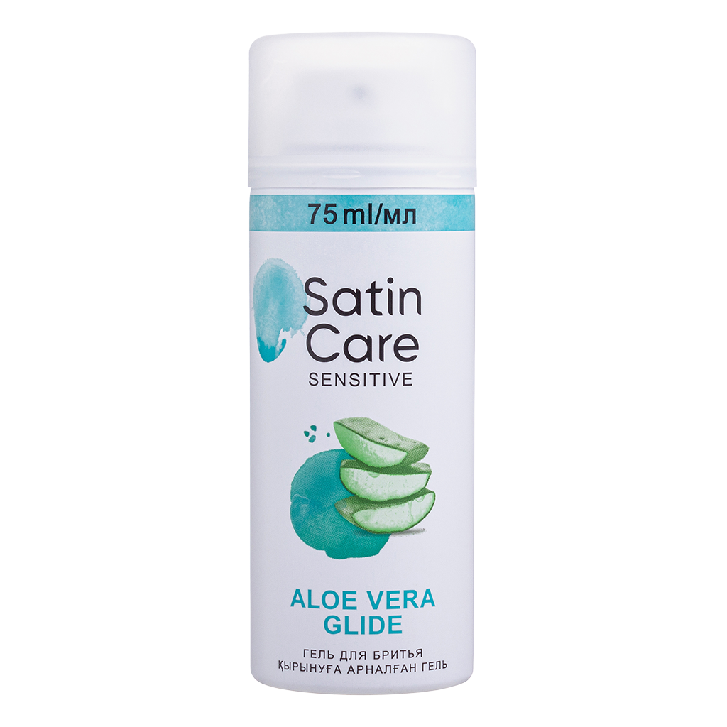 Satin Care Гель для бритья Aloe Vera Glide для чувствительной кожи 75 ...