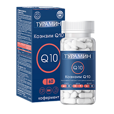 Купить Турамин Коэнзим Q10 капсулы массой 0,5 г 60 шт цена