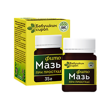 Купить Бабушкин сироп Фито Мазь с камфорой, скипидаром и эфирными маслами 35 г 1 шт цена