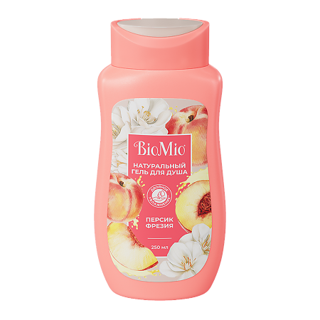 БиоМио (BioMio) Bio Shower Натуральный гель для душа с маслом персика 250 мл 1 шт