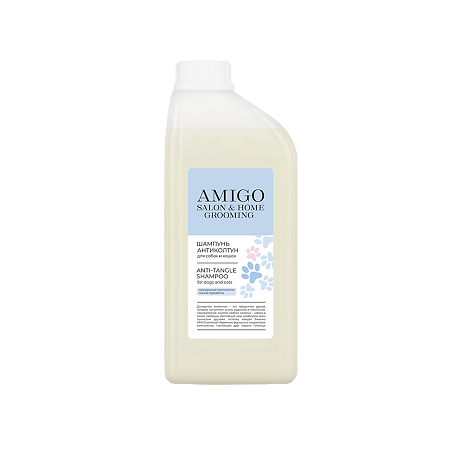 AMIGO Шампунь-антиколтун для собак и кошек 1 000 мл 1 шт