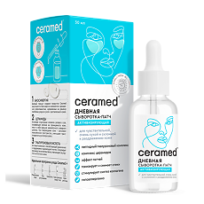 Купить Ceramed Сыворотка-патч для лица активизирующая дневная Hyaluron Boost 30 мл 1 шт цена