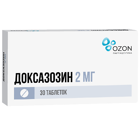 Изображение товара Доксазозин таблетки 2 мг 30 шт