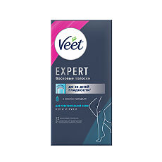 Купить Вит (Veet) Expert Полоски восковые для депиляции для чувствительной кожи 12 шт цена