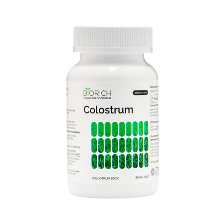 Колострум Биорич/Colostrum Biorich капсулы массой 628 мг 90 шт