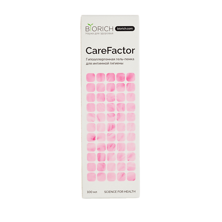 Изображение товара Гипоаллергенная гель-пенка CareFaсtor для интимной гигиены 100 мл 1 шт