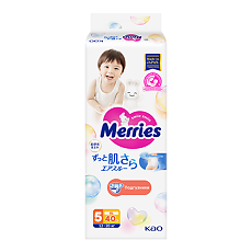 Изображение товара Мериес (Merries) Подгузники для детей размер XL (12-20 кг) 40 шт