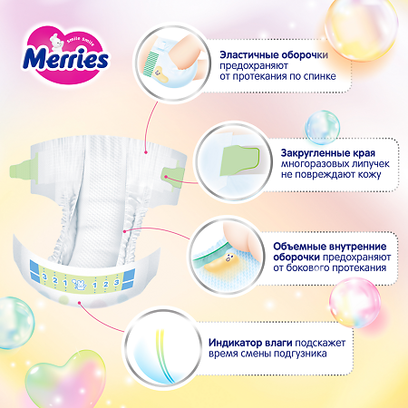 Мериес (Merries) Подгузники для детей размер XL (12-20 кг) 40 шт
