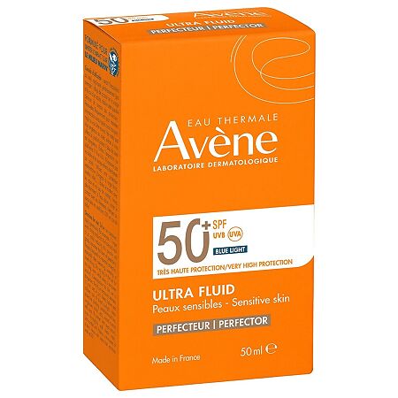 Avene Ultra Fluid Perfector Солнцезащитный SPF50+ ультралегкий флюид-перфектор для лица 50 мл 1 шт