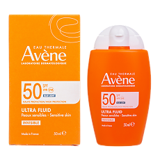 Купить Avene Ultra Fluid Солнцезащитный SPF50 ультралегкий невидимый флюид для лица 50 мл 1 шт цена