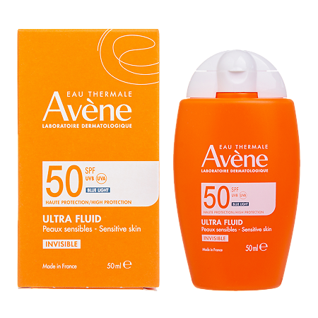 Изображение товара Avene Ultra Fluid Солнцезащитный SPF50 ультралегкий невидимый флюид для лица 50 мл 1 шт