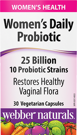 Webber Naturals Женский ежедневный пробиотик/Women's Daily Probiotic капсулы массой 507 мг 30 шт