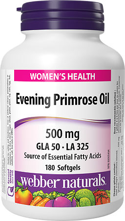 Изображение товара Webber Naturals Масло примулы вечерней 500 мг капсулы массой 700 мг 180 шт