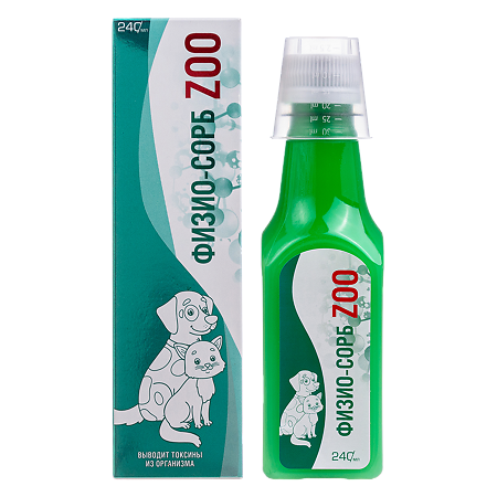 Физио-Сорб Зоо кормовая добавка флакон 240 мл (вет)